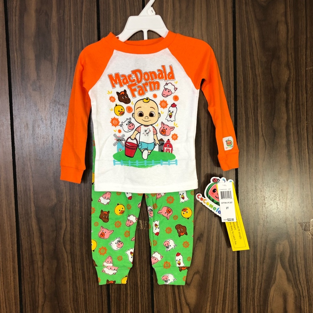 Cocomelon Pajama Set 3T NWT